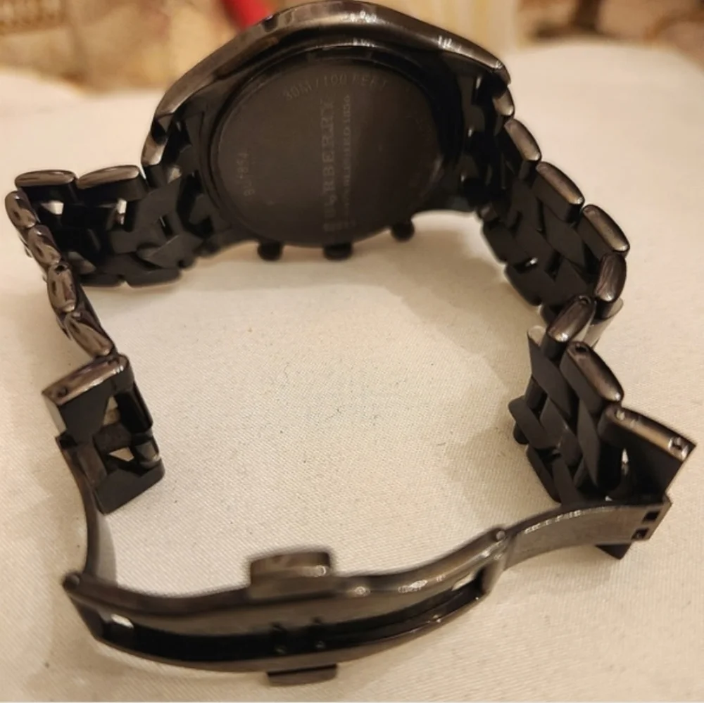 Burberry Black Chronograph Watch